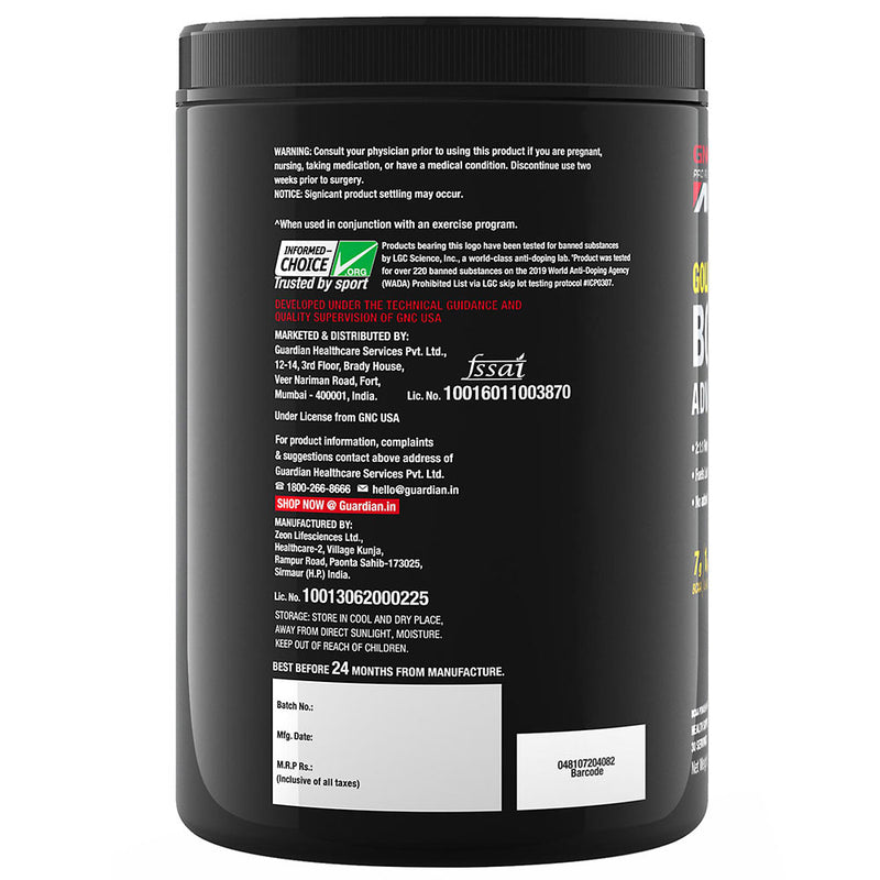 GNC AMP Gold Series BCAA Advanced - Tangy Orange